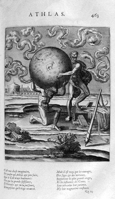 阿特拉斯（Atlas），1615年 作者 伦纳德·高缇耶