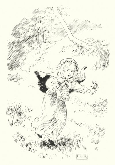 我在这里，小跳琼（雕刻）。 作者 伦纳德·莱斯利·布鲁克