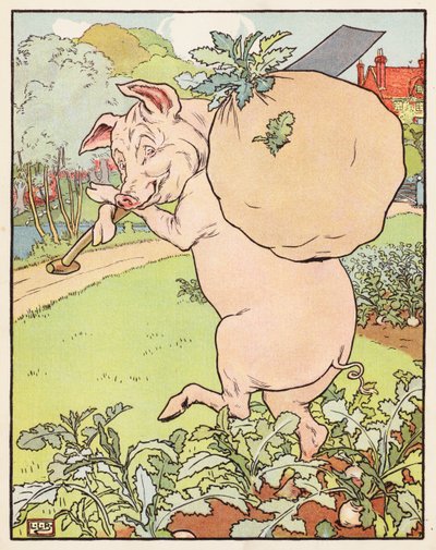 三只小猪》（彩色印刷版） 作者 伦纳德·莱斯利·布鲁克