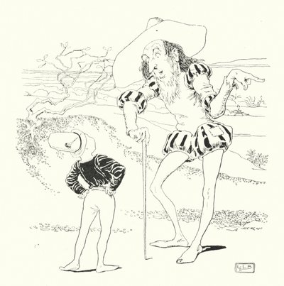 旷野中的人问我，海里长了多少草莓（雕刻）。 作者 伦纳德·莱斯利·布鲁克