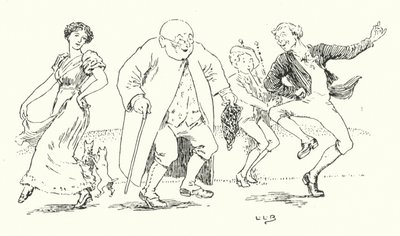 汤姆他是一个吹笛人的儿子（雕刻）。 作者 伦纳德·莱斯利·布鲁克