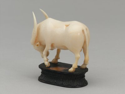 黑主教，棋子，印度，约1820年 作者 伦纳德·利穆赞
