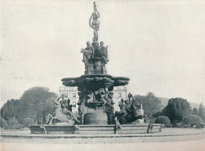 Curraghmore喷泉，最高荣誉的所在地。沃特福德侯爵，c1915 作者 伦纳德·威洛比