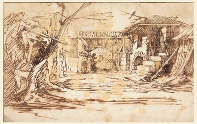 圣诞托架（耶稣诞生）布景 作者 Leonardo Scaglia