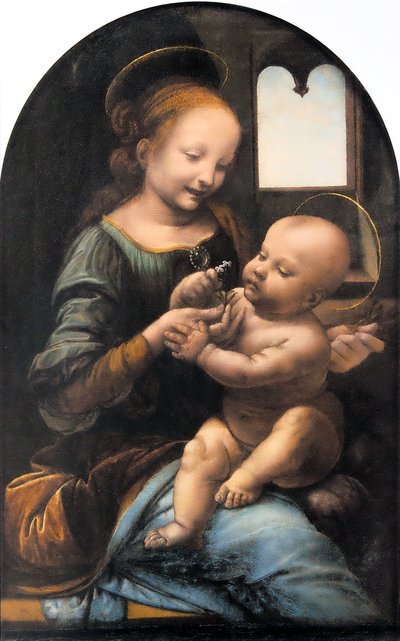 贝诺瓦-麦当娜 作者 达芬奇（Leonardo da Vinci）