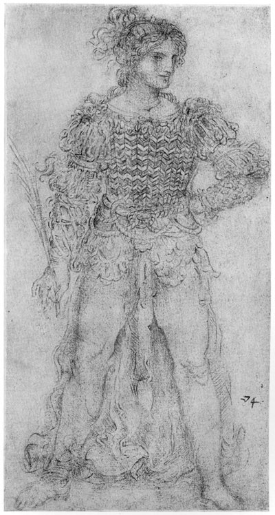 服装研究，1954年 作者 达芬奇（Leonardo da Vinci）