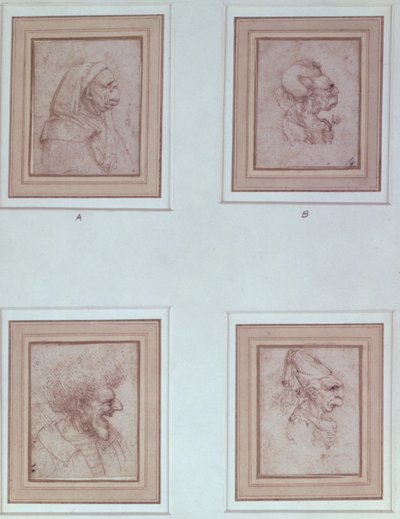 四个漫画 作者 达芬奇（Leonardo da Vinci）