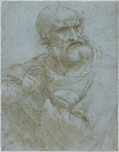 使徒半身像 作者 达芬奇（Leonardo da Vinci）