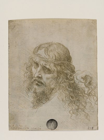 基督之冠加荆棘角c。 1500。 作者 达芬奇（Leonardo da Vinci）