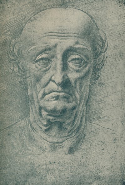 老人头，约15世纪，1932年 作者 达芬奇（Leonardo da Vinci）