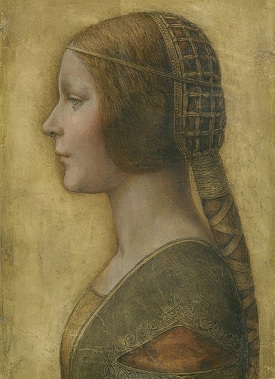 美丽的公主。嗯1496 作者 达芬奇（Leonardo da Vinci）