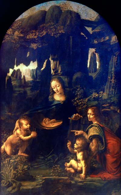 岩石圣母（1482-1486） 作者 达芬奇（Leonardo da Vinci）