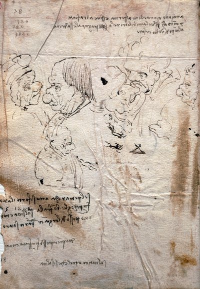 男性漫画和图书馆列表，Codex Trivulzianus 作者 达芬奇（Leonardo da Vinci）