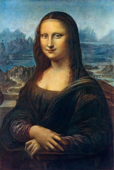 蒙娜丽莎（Mona Lisa），c1505，1912年。 作者 达芬奇（Leonardo da Vinci）