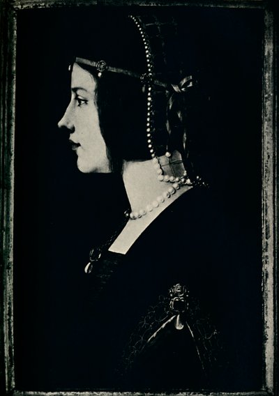 一位年轻公主的肖像，1928年 作者 达芬奇（Leonardo da Vinci）