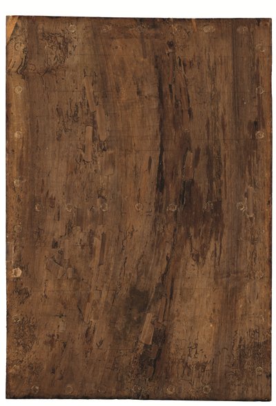 Salvatore Mundi 的背面，c.1500（面板） 作者 达芬奇（Leonardo da Vinci）