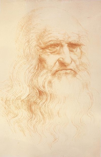 自画像 作者 达芬奇（Leonardo da Vinci）