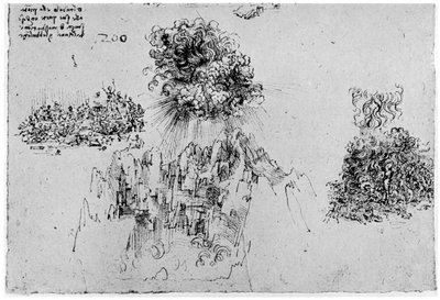 1954年15世纪末或16世纪初的最后判决素描 作者 达芬奇（Leonardo da Vinci）