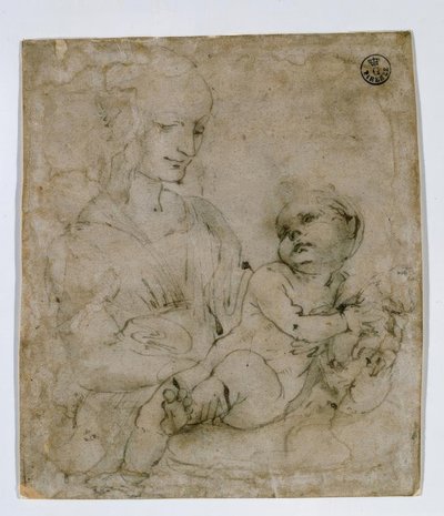 与猫一起向麦当娜学习 作者 达芬奇（Leonardo da Vinci）