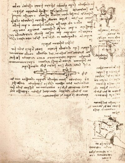 斯福尔扎纪念碑的研究，c1482-c1499 1883 作者 达芬奇（Leonardo da Vinci）