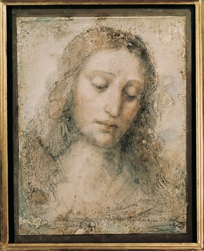 “”基督救世主团长“”莱昂纳多·达·芬奇的学生素描 作者 达芬奇（Leonardo da Vinci）