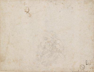 崇拜的圣母和儿童，1472-1519年 作者 达芬奇（Leonardo da Vinci）