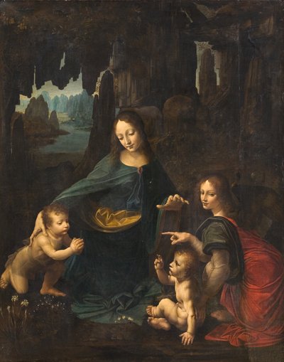 岩石上的圣女 作者 达芬奇（Leonardo da Vinci）