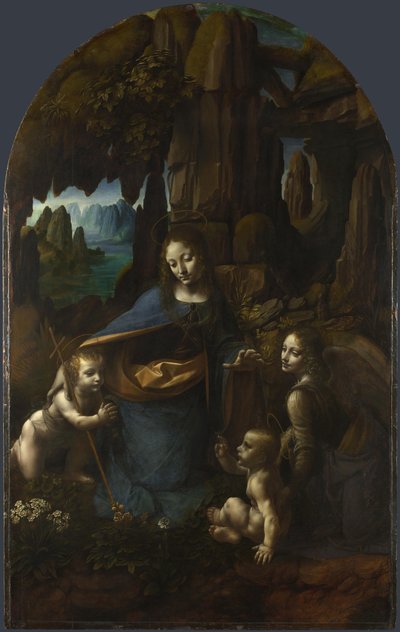 1492至1508年间的圣母岩 作者 达芬奇（Leonardo da Vinci）