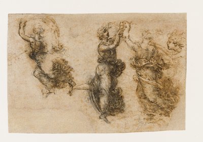 三位跳舞的女性人物，1517-1815年。 作者 达芬奇（Leonardo da Vinci）