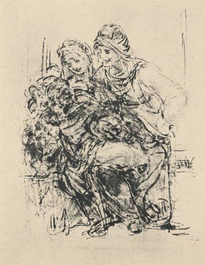圣母子与圣安妮（c1480 1945） 作者 达芬奇（Leonardo da Vinci）