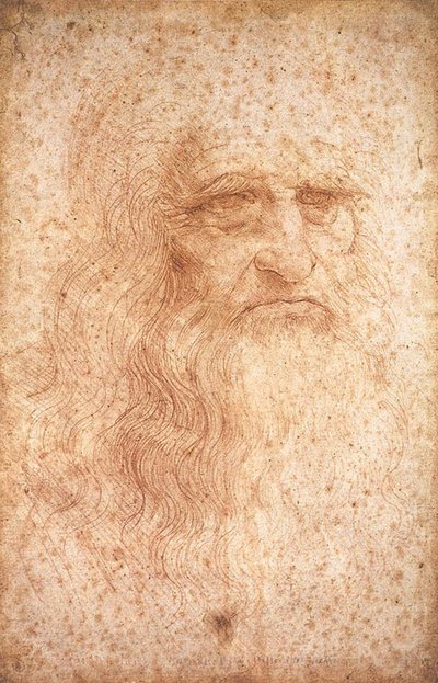 推定自画像 作者 达芬奇（Leonardo da Vinci）