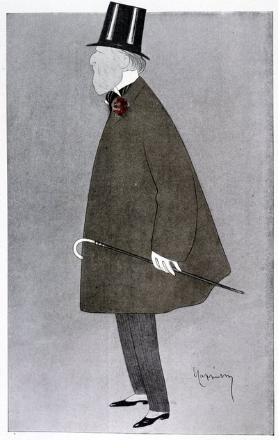 Jacques Doucet在 "Fantasio "中的滑稽画像。 作者 莱昂内托·卡皮耶洛