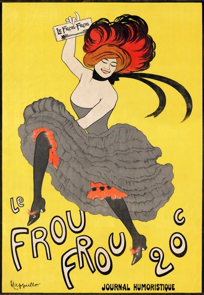 莱昂内托-卡皮耶罗的 "Le Frou Frou "海报 作者 莱昂内托·卡皮耶洛