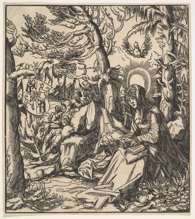哈布斯堡圣徒（Habsburg Saints）的托根堡（Toggenburg）圣伊塔（Saint Ita），1516-18年。 作者 莱昂哈德·贝克
