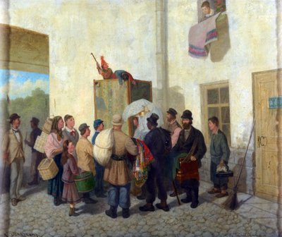欧芹蒸 Solomatkin，列昂尼德·伊万诺维奇 (1837-1883)。 布面油画 作者 列昂尼德·伊万诺维奇·索洛马特金