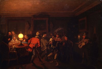 慕名而来的人，1873年。 作者 Leonid Ivanovich Solomatkin
