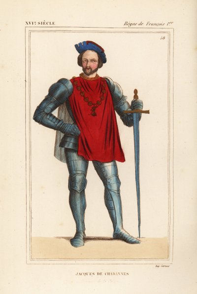 Jacques de Chabannes，seigneur de la Palice，法国军官 作者 利奥波德·马萨德（Leopold Massard）
