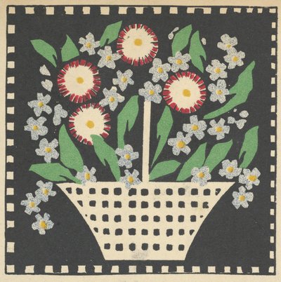 花篮，1907年。 作者 利奥波丁·科尔贝