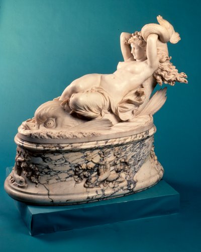 加拉提亚骑海豚，约1880年 作者 利奥波多·安西格利翁
