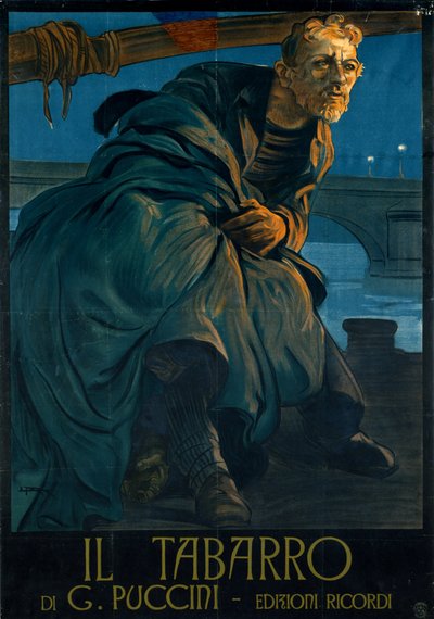贾科莫·普契尼的《Il tabarro》歌剧 作者 利奥波多·梅特里科维奇