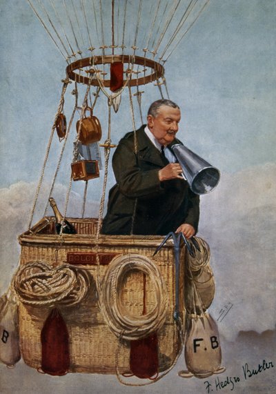 弗兰克·赫奇斯·巴特勒（Frank Hedges Butler），酒吧《名利场》中的“间谍”卡通。 1907年 作者 莱斯利·马修·沃德