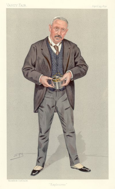 炸药总检查员维维安·德林·马金迪上校，1892年。 作者 莱斯利·马修·沃德