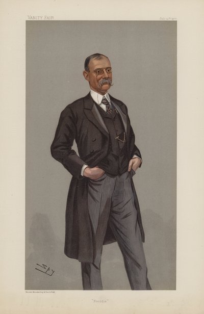 Frederick Treves，Freddie，1900年7月19日，Vanity Fair漫画（chromolitho） 作者 莱斯利·马修·沃德