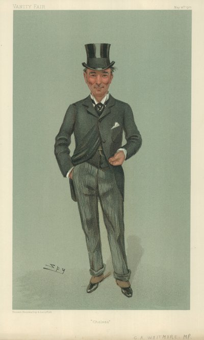 Charles Algernon Whitmore先生，切尔西，1901年5月16日，名利场漫画 作者 莱斯利·马修·沃德