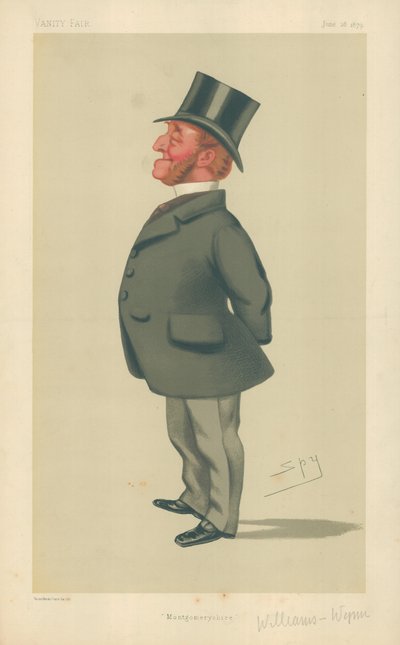 Charles Watkin Williams-Wynn先生，蒙哥马利，1879年6月28日，名利场漫画 作者 莱斯利·马修·沃德