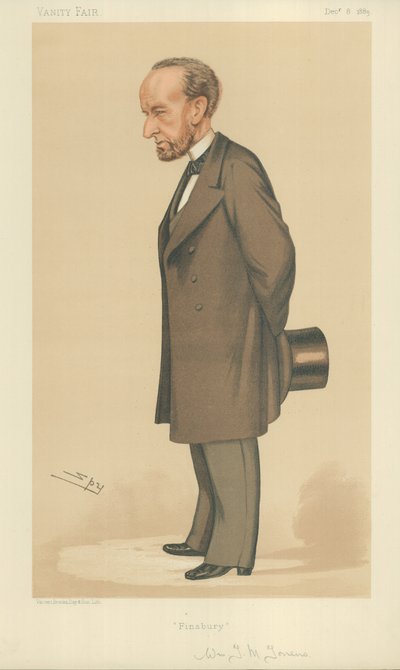 William McCullagh Torrens先生，芬斯伯里，1883年12月8日，“名利场”漫画 作者 莱斯利·马修·沃德