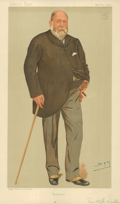 Sir William Henry Wills，Birdseye，1893年11月23日，名利场漫画 作者 莱斯利·马修·沃德