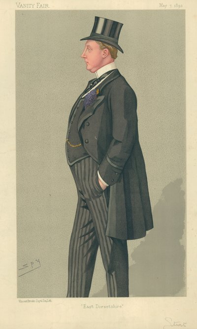 1892年5月7日，东多塞特郡的Humphrey Sturt，名利场漫画 作者 莱斯利·马修·沃德