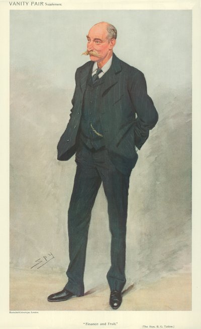 1909年6月16日，格拉斯哥罗伯特加内特塔特罗，名利场卡通 作者 莱斯利·马修·沃德