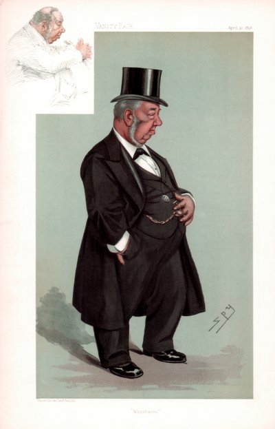 怀特黑文（Whitehaven），奥古斯都·赫尔德（Augustus Helder），英国政治家，1896年。 作者 莱斯利·马修·沃德